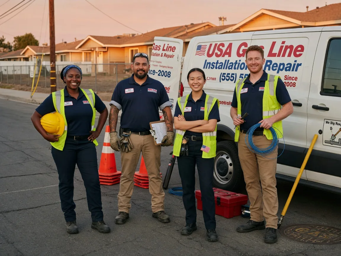 Gas Line Installation company in Huntington Mills, PA